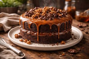 Bolo de Chocolate com Caramelo: O Segredo para a Massa Mais Fofinha