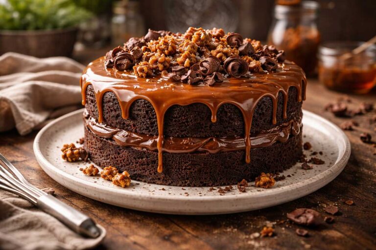 Receita de Bolo de Chocolate com Caramelo: O Segredo para a Massa Mais Fofinha