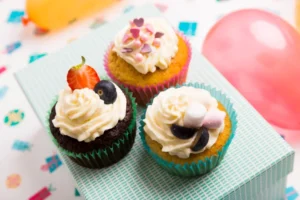 Cupcake Globo de Neve – Bolha de Gelatina: Sabor e Criatividade