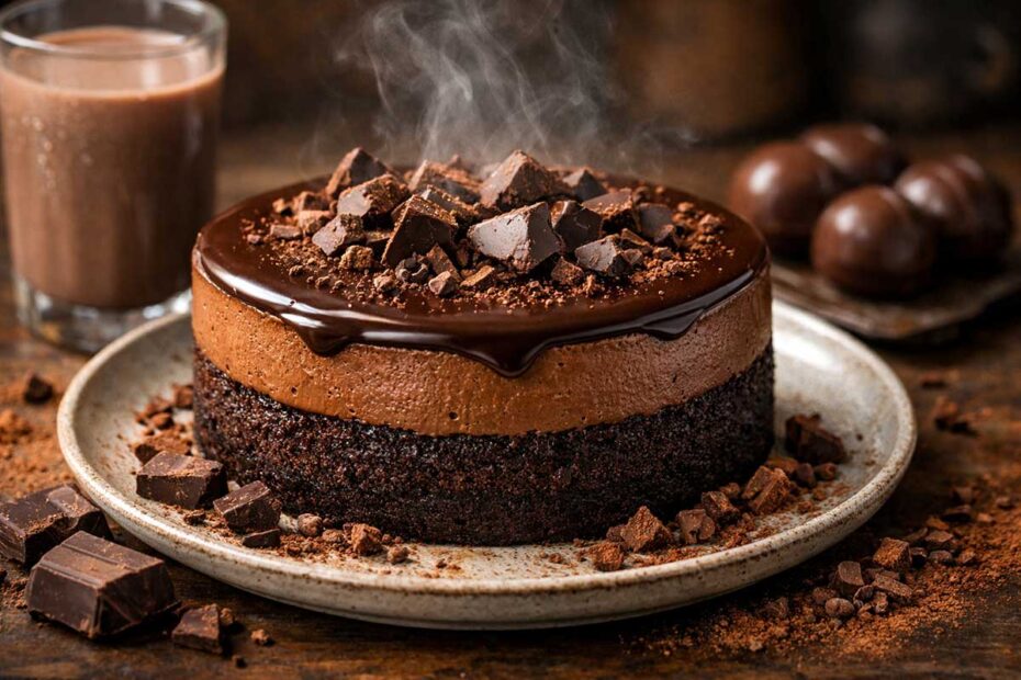 Bolo Mousse de Chocolate