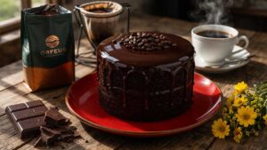 Bolo de Chocolate com Café: O Segredo da Massa Acetinada e do Sabor Profundo