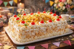 Bolo de Aniversário 4kg: Receita Profissional com Massa Estruturada