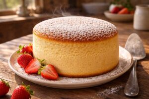 Bolo Nuvem: O Segredo do Cheesecake Japonês que Derrete na Boca