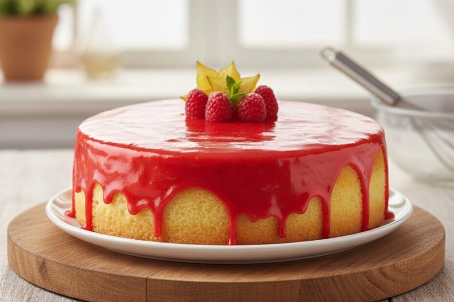 Cobertura de Bolo com Suco Tang