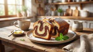 Bolo Mármore: O Segredo da Massa Nuvem com Chocolate Intenso