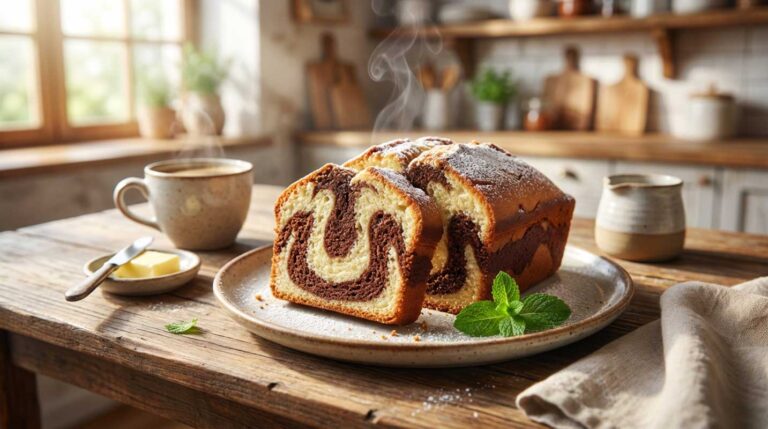 Receita de Bolo MĂĄrmore: O Segredo da Massa Nuvem com Chocolate Intenso