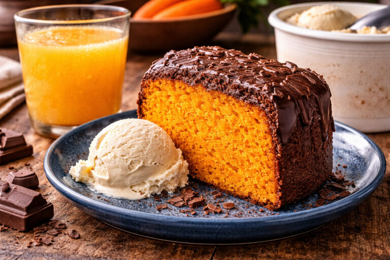 Foto de Bolo de Cenoura com Casquinha de Chocolate: O Segredo da Cobertura que Craquela