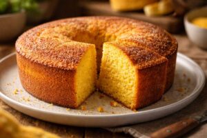 Bolo de Fubá Fofinho: O Segredo da Hidratação Térmica para uma Massa Acetinada