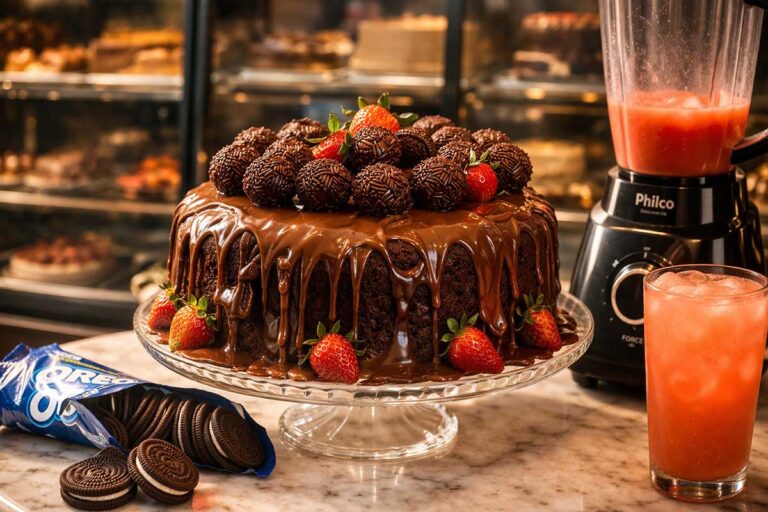 Receita de Bolo de Chocolate Simples de Liquidificador: O Segredo da Massa Acetinada