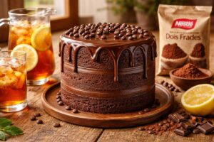 Ganache Sem Chocolate em Barra: O Segredo do Brilho Espelhado com Chocolate em Pó