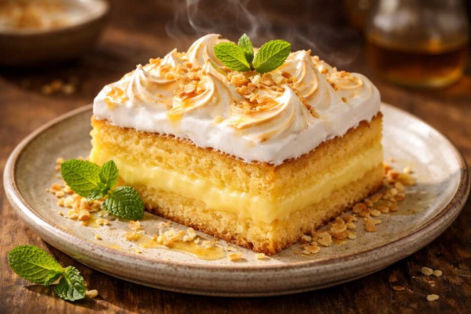 Bolo com Cobertura de Suspiro