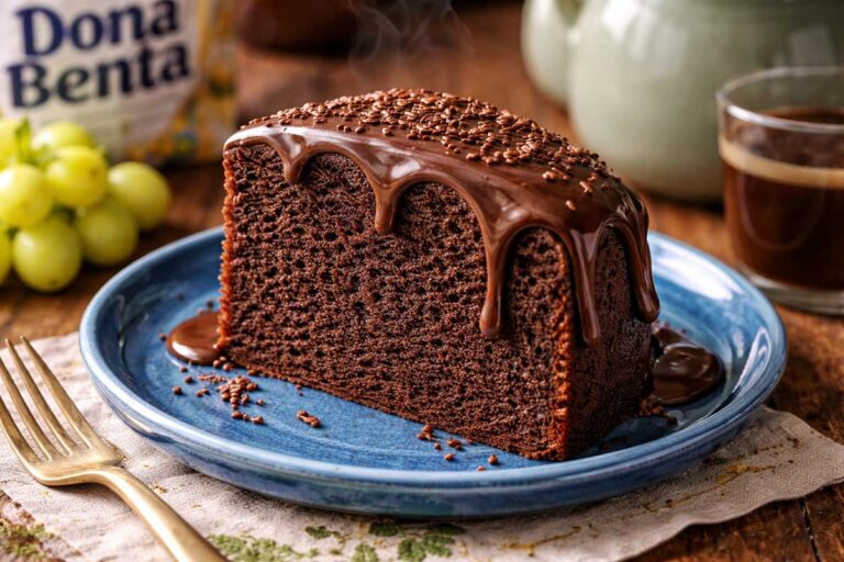 Foto de Bolo de Chocolate com Calda de Ganache: O Segredo da Massa Acetinada