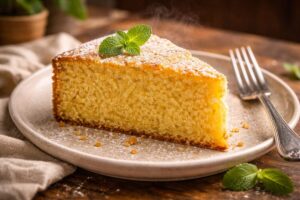 Bolo de Fubá Sem Farinha e Sem Leite (Só 3 Ingredientes!)