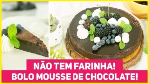 Bolo de Chocolate em 4 Ingredientes: Receita Simples e Deliciosa