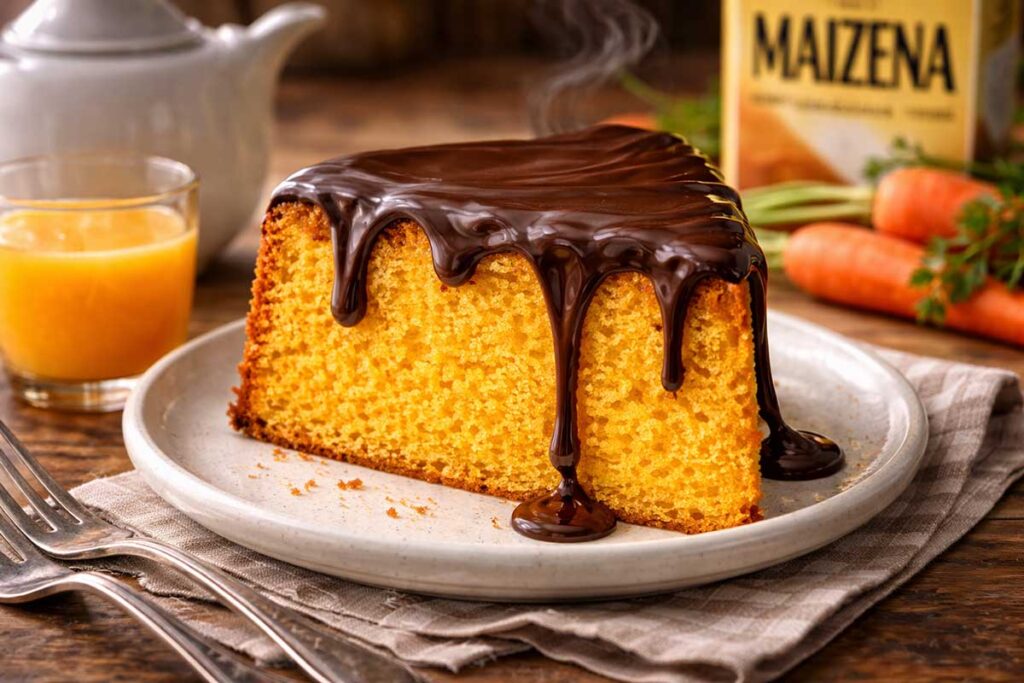 Bolo de Cenoura com Maizena: O Segredo da Massa Nuvem que Não Sola