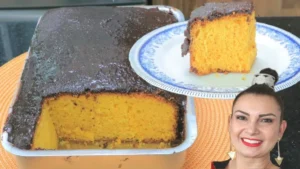 Bolo de Cenoura com Casquinha Crocante
