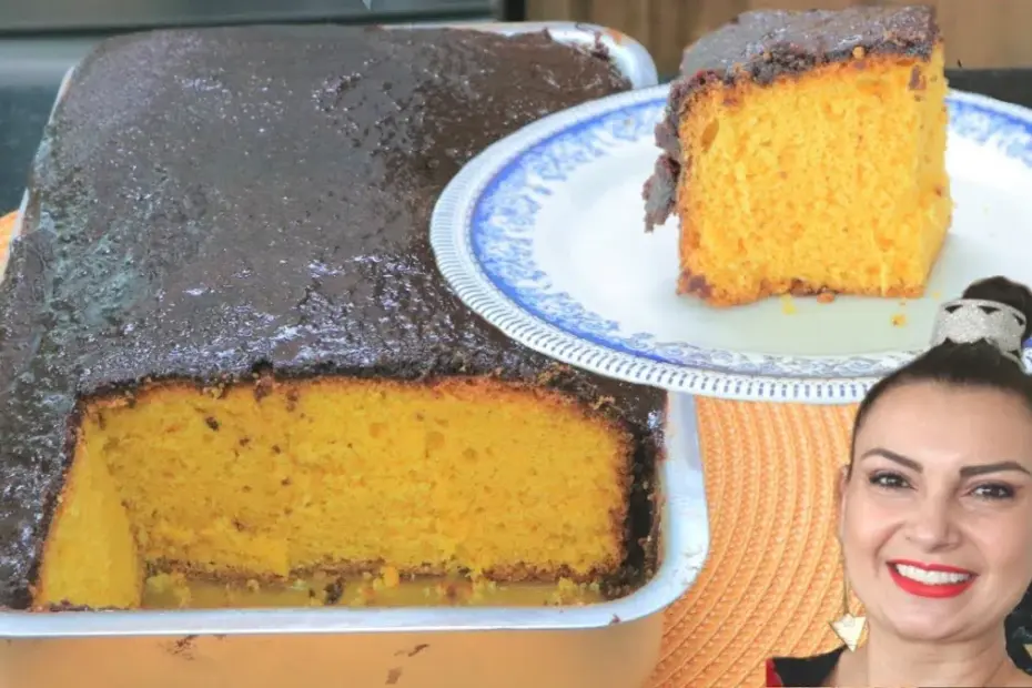 Bolo de Cenoura com Casquinha Crocante