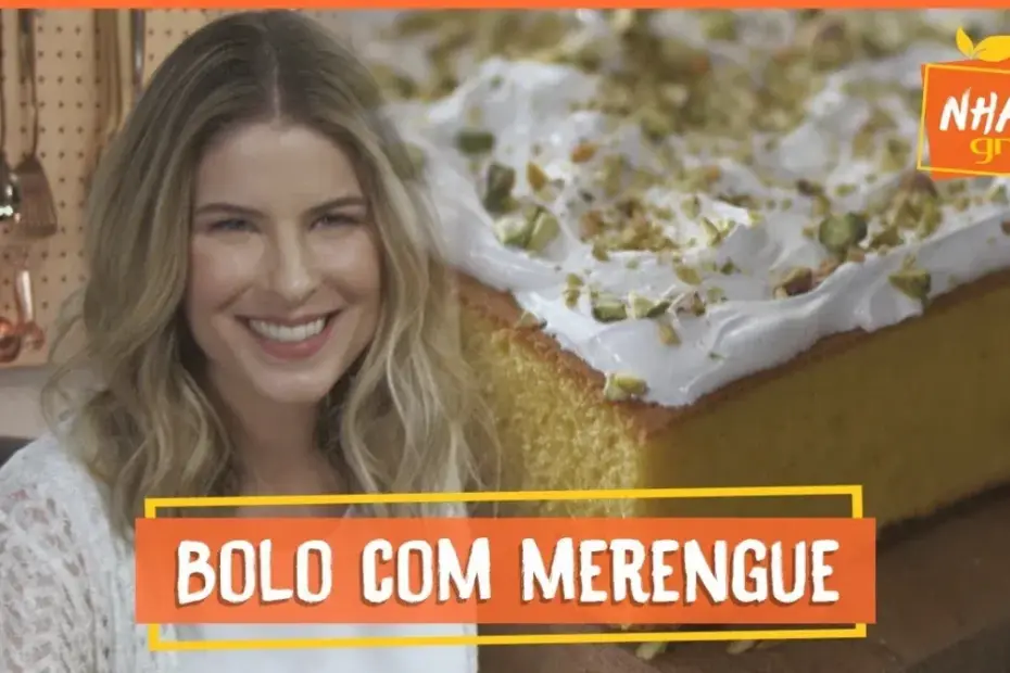 Bolo de Cenoura com Merengue