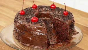 Bolo de Chocolate de Festa:  Mais Divino Que Vc Já Viu!