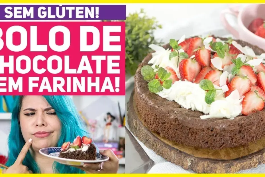 Bolo de Chocolate Fofinho Sem Farinha