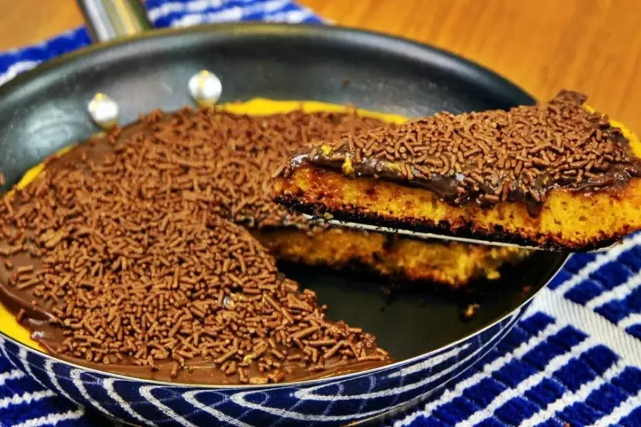 Receita Bolo de Cenoura na Frigideira