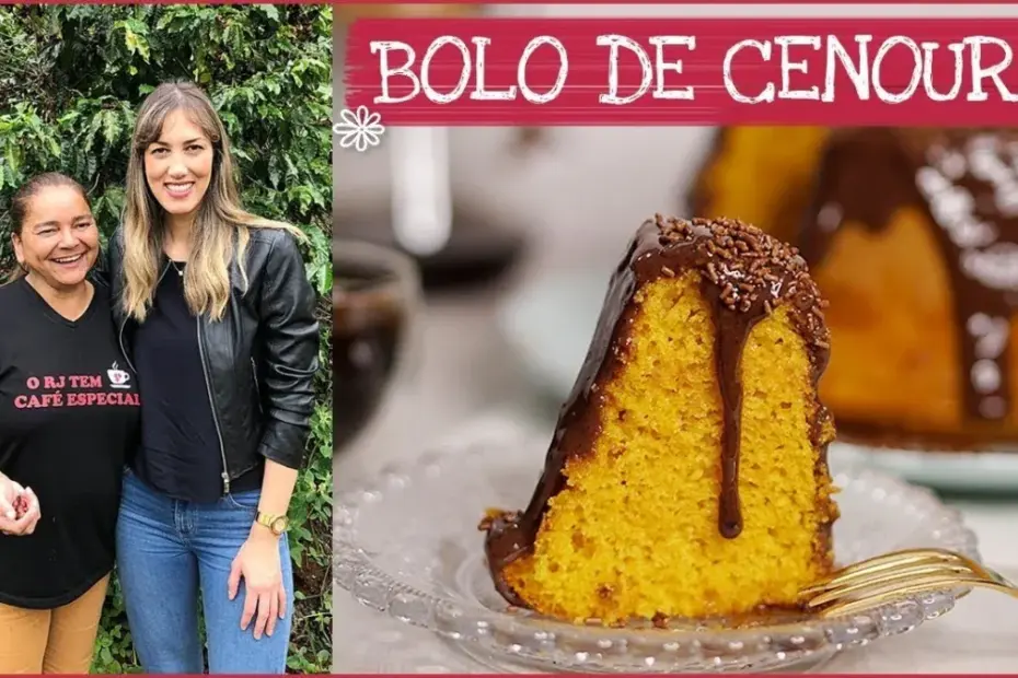 Bolo de Cenoura com Brigadeiro