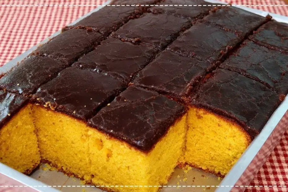 Bolo de Cenoura Fofinho