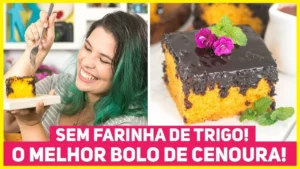 Bolo de Cenoura Sem Farinha de Trigo: Saudável e Deliciosa