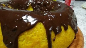 Bolo de Cenoura de Liquidificador Fofinho