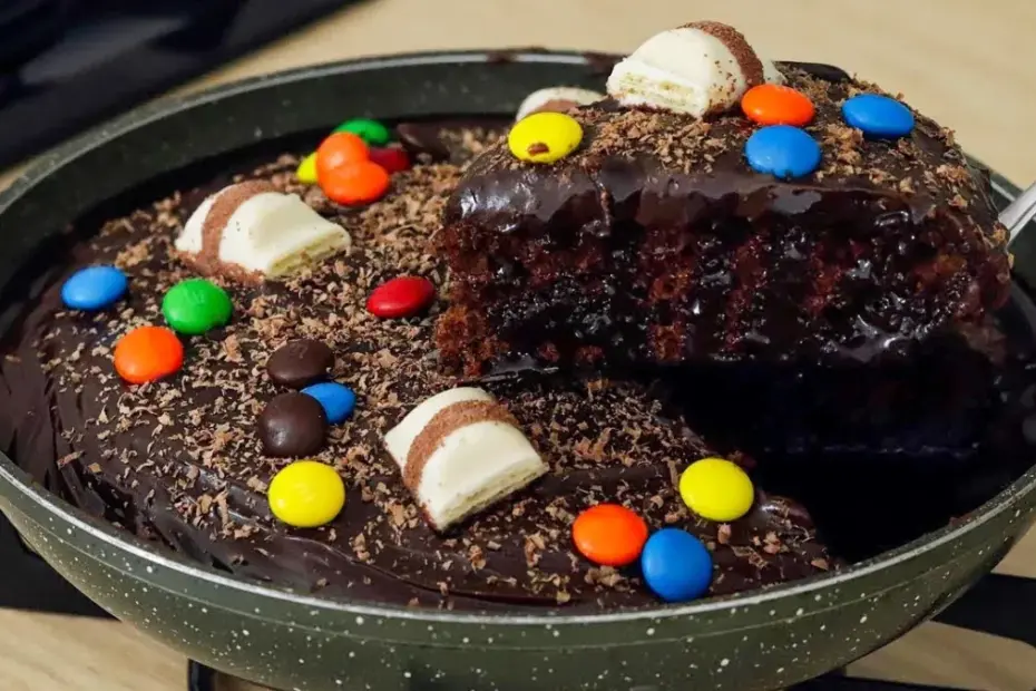 Bolo de Chocolate com Brigadeiro