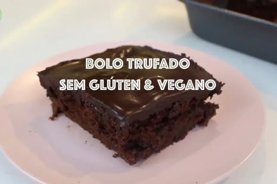 Bolo de Chocolate Molhadinho Trufado