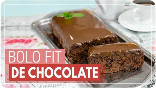 Bolo Fit de Chocolate: Uma Explosão de Sabor Saudável