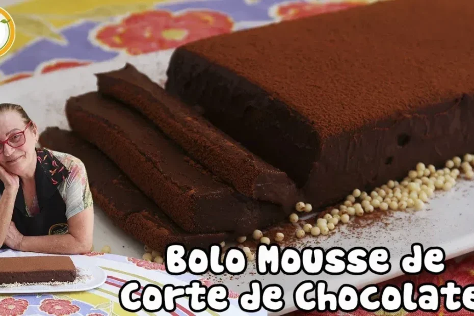 Bolo Mousse de Corte de Chocolate
