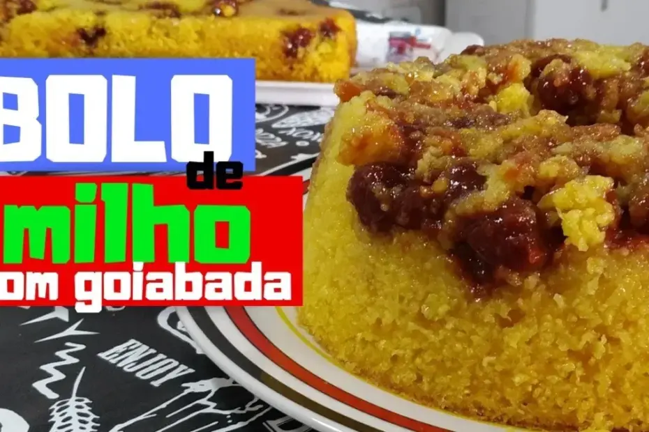 Bolo de Milho com Goiabada