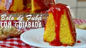 Bolo de Fubá com Calda de Goiabada: Receita Vai Te Surpreender