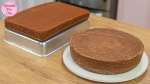 Bolo Pão de Ló de Chocolate Caseiro para Bolos de Aniversário