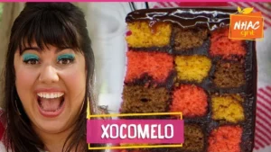 Bolo Xadrez de Chocolate com Caramelo Salgado