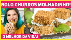 Bolo Churros Gelado