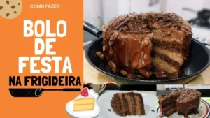 Como Fazer Bolo de Festa na Frigideira