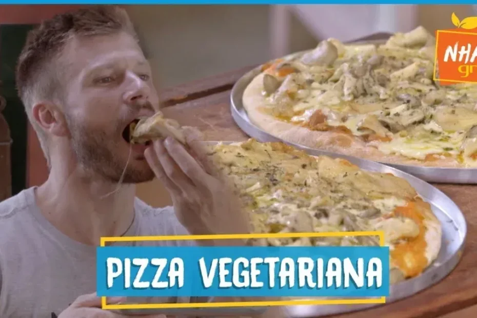 Pizza Vegetariana de Cogumelo