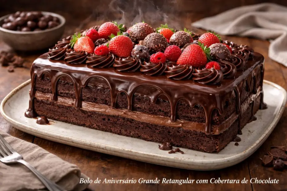 Bolo de Aniversário Estrutural