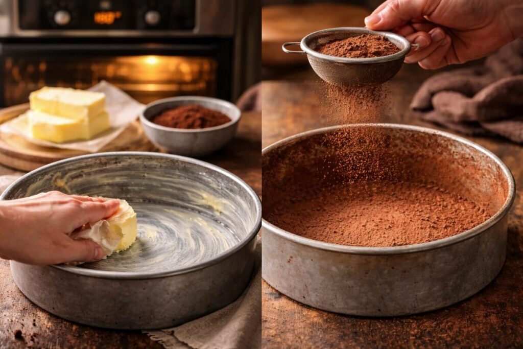 Bolo de Chocolate Passo 1