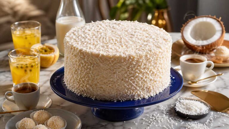 Receita de Bolo Pega Marido cremoso o segredo da massa acetinada que derrete na boca