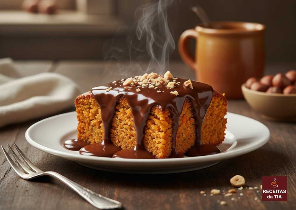 Cobertura de Creme de Avelã para Bolo de Cenoura: O Segredo do Brilho Perfeito