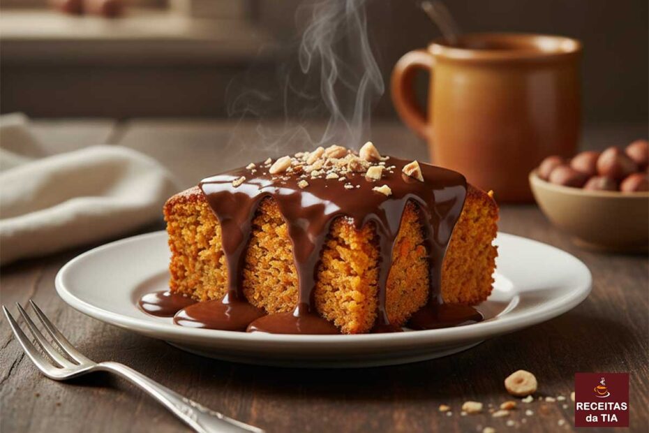 Cobertura de Creme de Avelã para Bolo de Cenoura