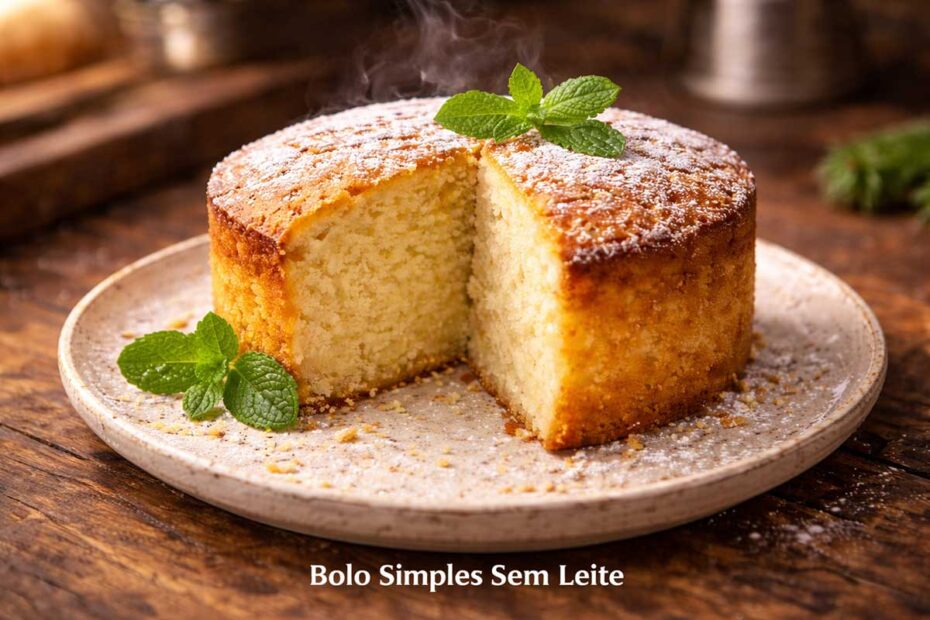 Bolo Simples Sem Leite