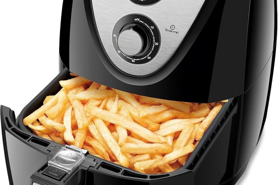 Fritadeira Sem Óleo Air Fryer 5L, Mondial, Preto/Inox,