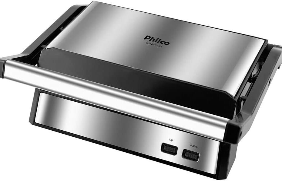 Grill Philco PGR21PI Preto/Inox 1000W