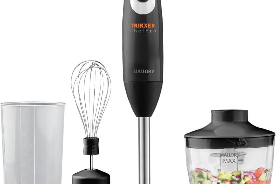 Mixer Mallory Trikxer ChefPro 3 em 1-500w Black Inox 127V