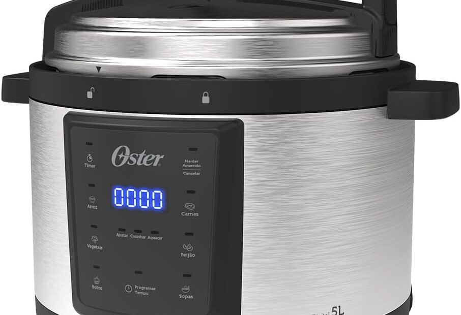 Oster Panela de Pressão Elétrica Digital 5L Oster, OPAN920,